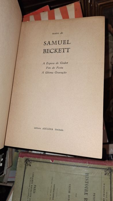 Samuel Beckett teatro livro Arcádia