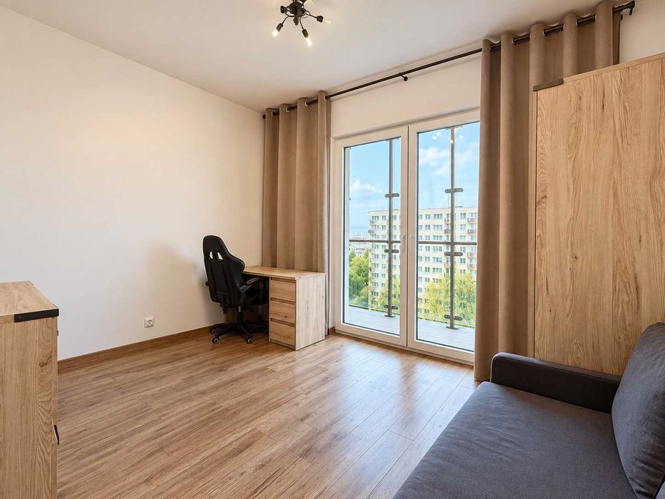 2 Osobne Pokoje | Balkon 11 m2 | Klimatyzacja |PKP