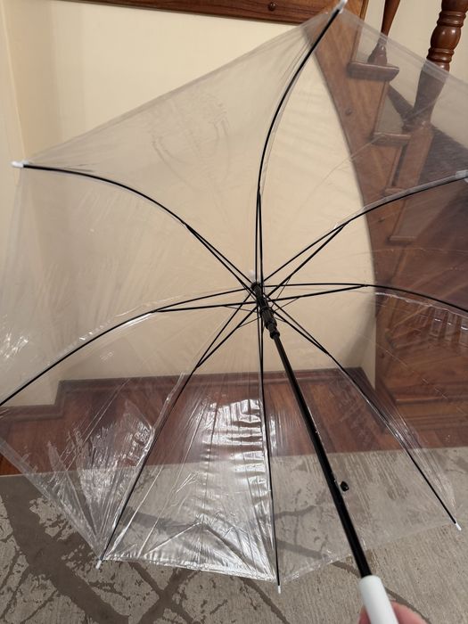 Parasol parasolka przeźroczysta