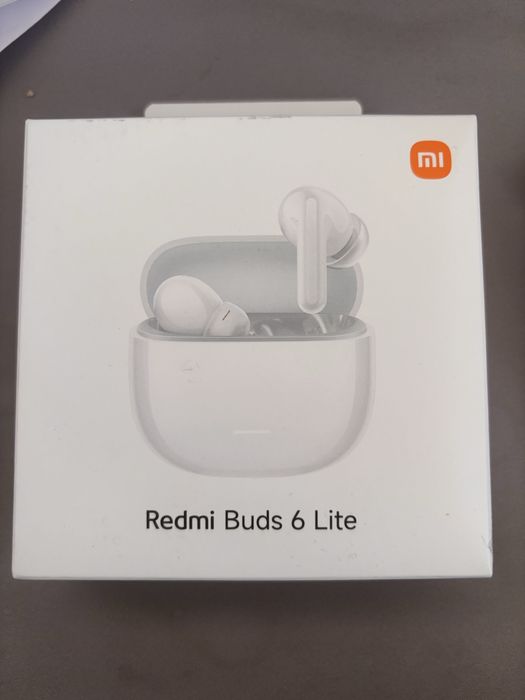 Fones Auriculáres Xiaomi Redmi Buds 6 Lite branco Novo/Selado