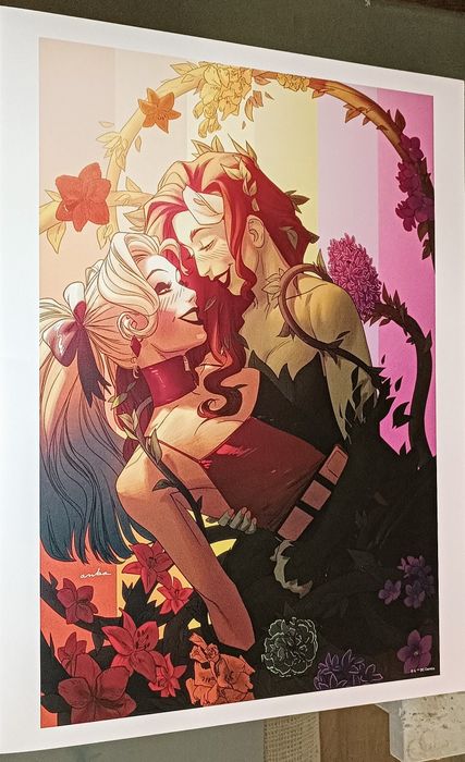 Poster original DC comics art by Kris Anka