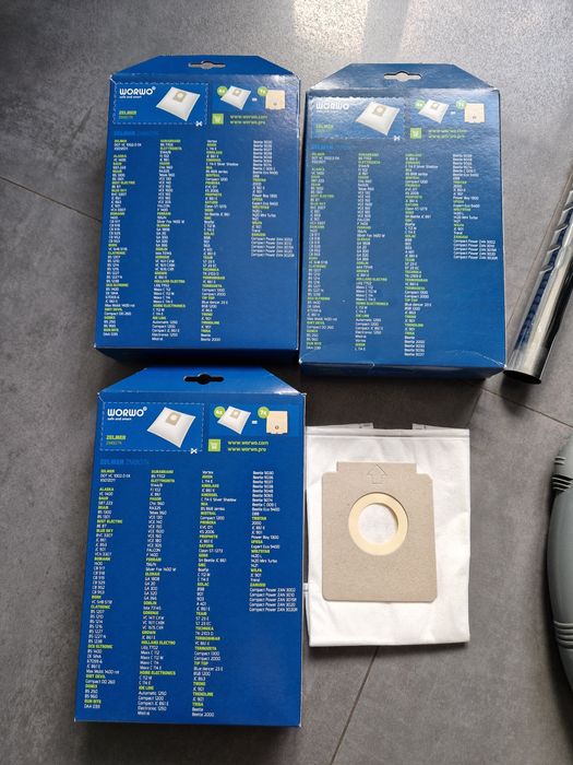 Worki do odkurzacza, ssawki, rury, zestaw końcówki .