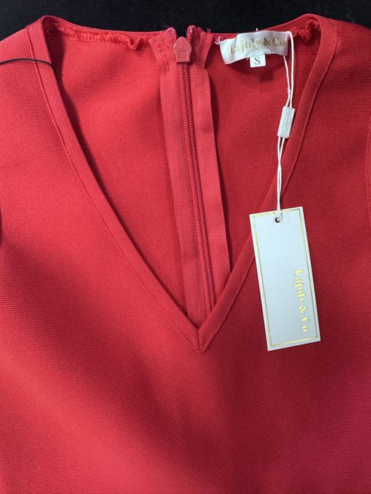 Sukienka Bandażowa Czerwona Nowa