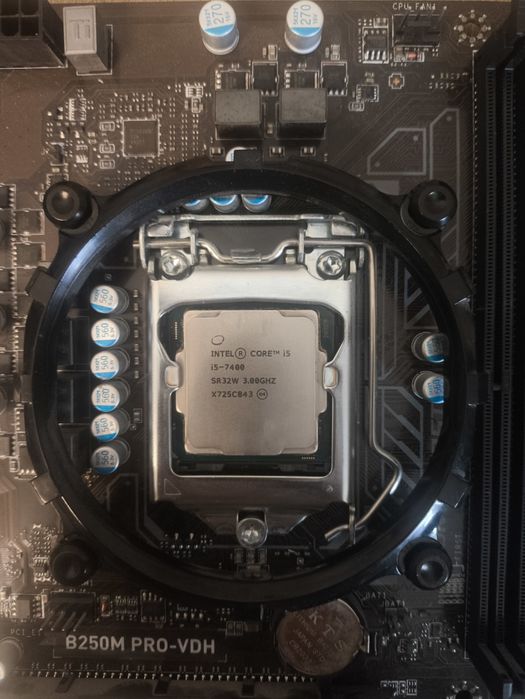Intel i5 7400 / b250m pro / spartan 3 lt