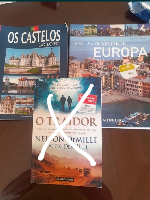 Livros A vingança, A educ sexual de BB, O traidor, etc