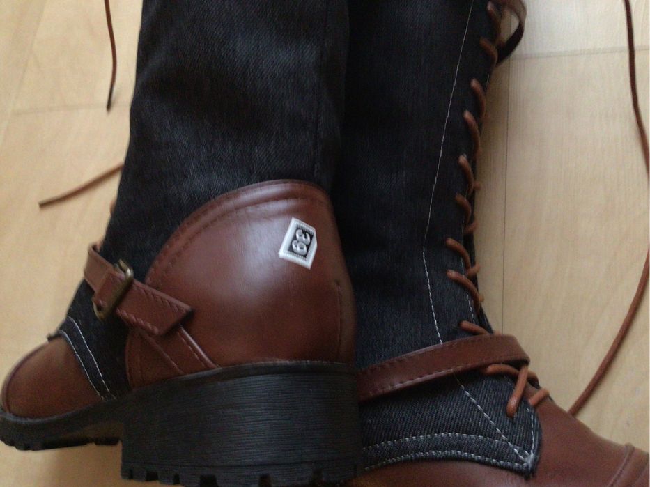 Buty  - Jeans -  Sztyblety, buty wysokie - NOWE rewelacyjne