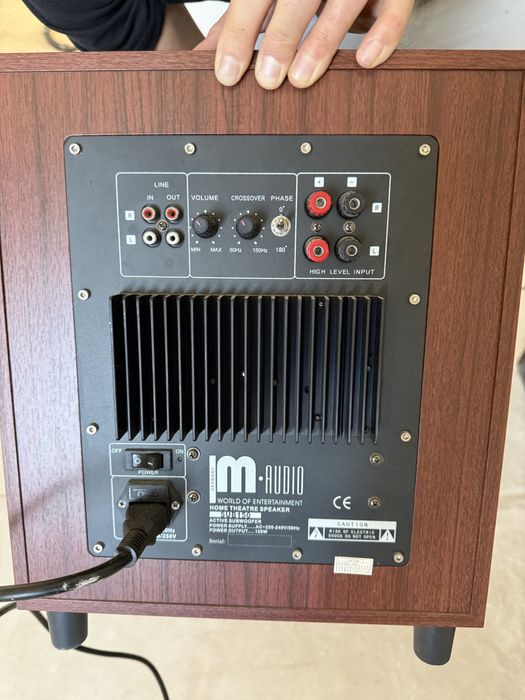 Zestaw glosnikow i subofer m audio hcs 8800