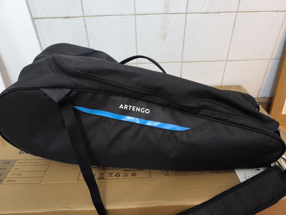 Raquetes e mala de tenis com pouco uso