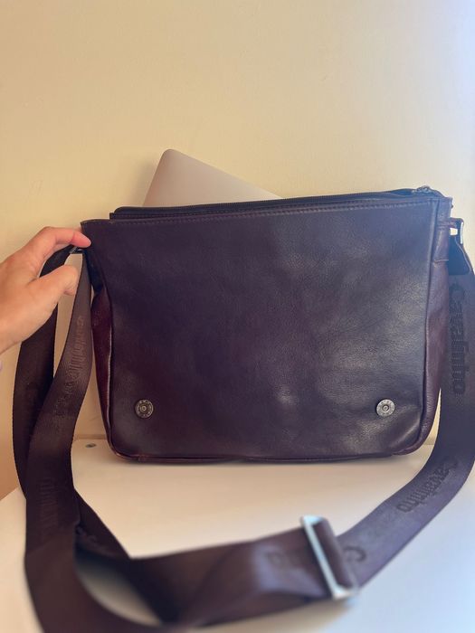 Pasta Unissexo Cavalinho em couro genuíno