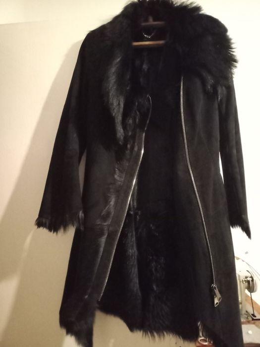 Дублянка з натурального хутра  на блискавці