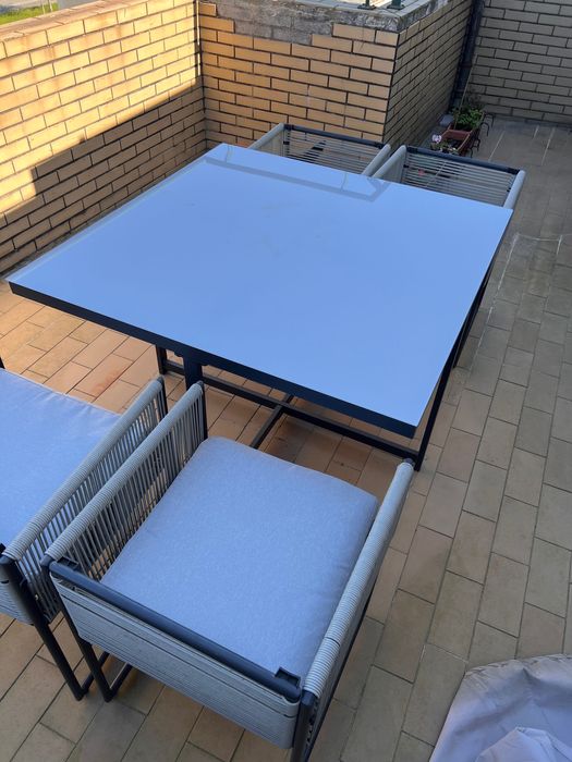 Conjunto de jardim refeição -1,1x1,1m - DESCONTO 10% se antes de 26 de Abril