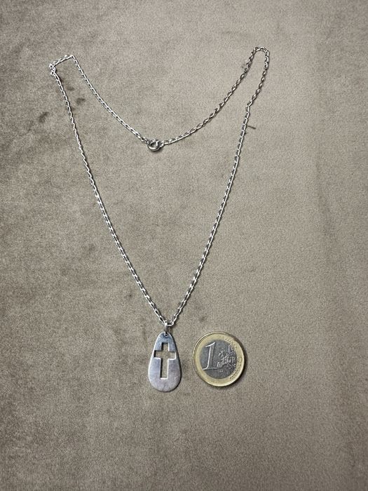 Fio / colar com medalha Cruz em prata