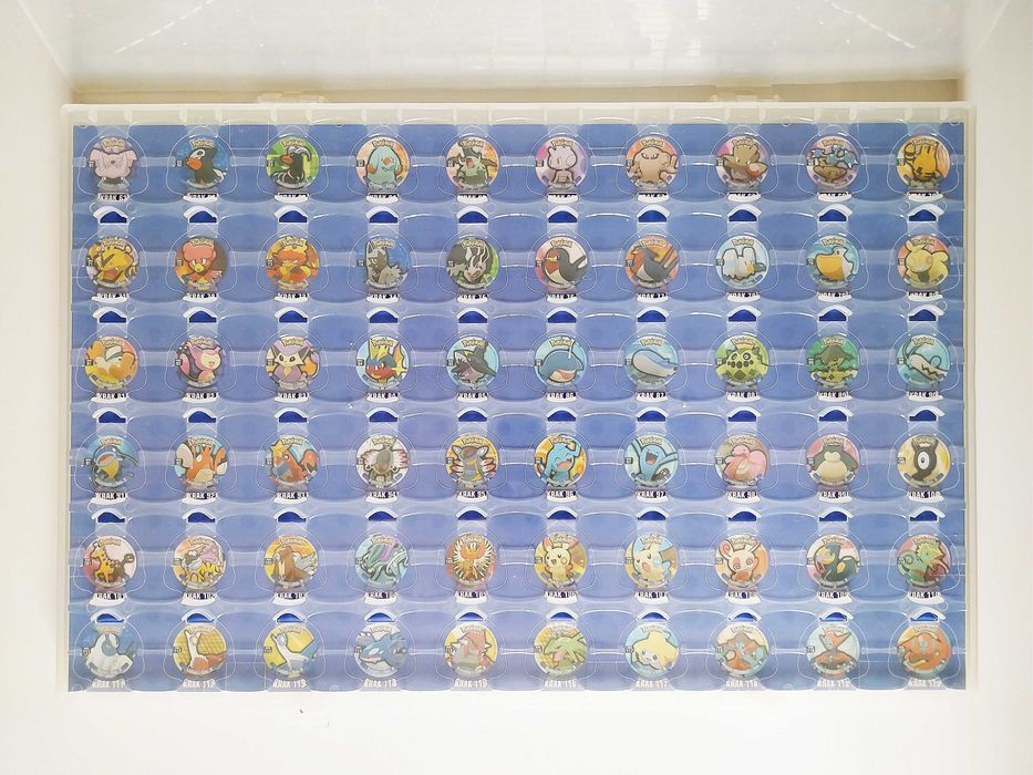 99 tazos + arquivador POKEMON KRAKS | Panini lote
