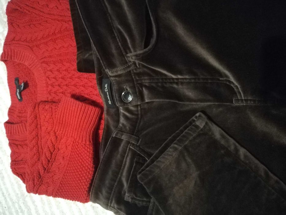 Sweter czerwony Mango, r. S