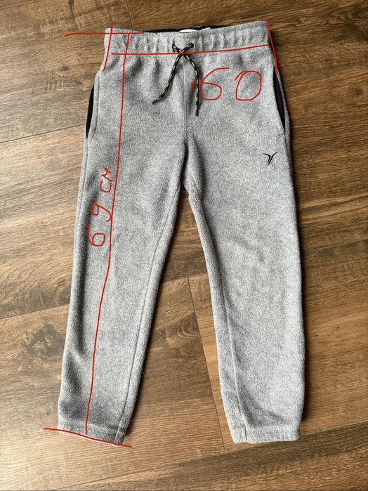 Флісові штани Old Navy S (petite) сірі, теплі.