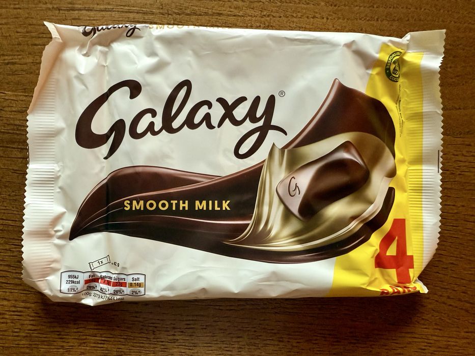Czekolada Galaxy Mleczka Smooth Milk 168g UK Czekoladki Batoniki