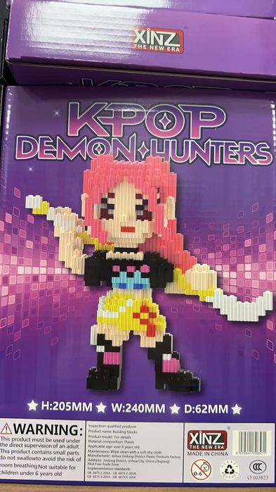Klocki XINZ K-POP Demon Hunters Figurka Kolekcjonerska 205mm