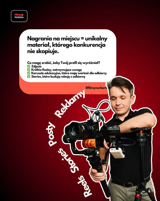 Poprowadzę Social Media / Facebook Instagram Linkedin - Posty i VIDEO
