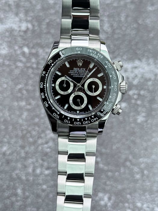 Швейцарские часы Rolex Oyster Perpetual Daytona Silver-Black
