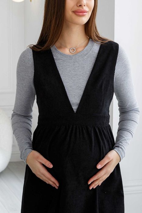 Сарафан із мікровельвету вільного силуету для вагітних Rome