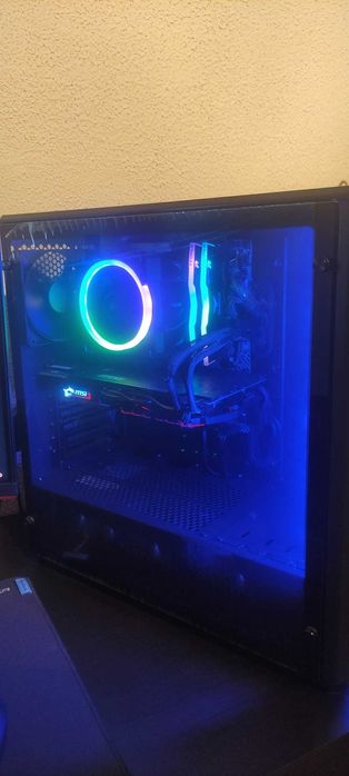 Setup+Desktop+Ryzen+5600+Monitor+AOC+Teclado+Rato+Colunas64284587845889122