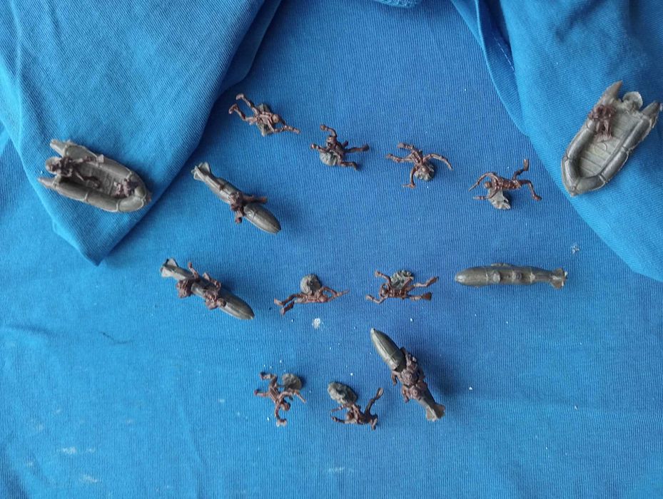 żołnierzyki PRL 1:72 płetwonurkowie