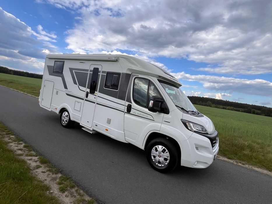 Fiat Ducato Adria Compact DL Axess  2022 Solar Tv Podpory Toaleta, Markiza Prysznic Ładny Stan