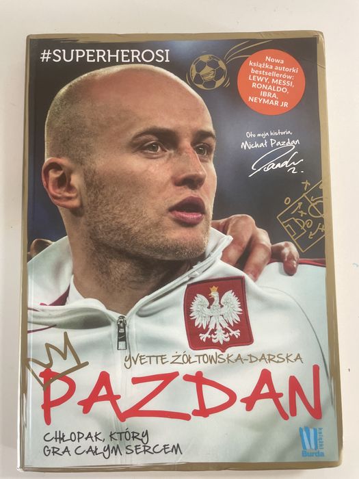 Ksiazka Pazdan z autografem Michała Pazdana
