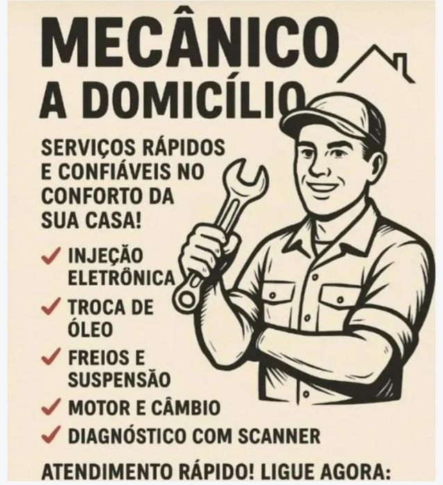 Mecânico ao domicilio 24 horas