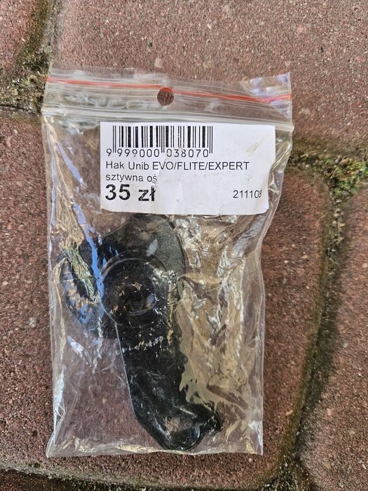 Hak przerzutki Unibike Evo Flite Expert sztywna oś