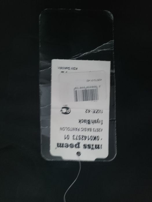 Czarne proste spodnie rozmiar 42