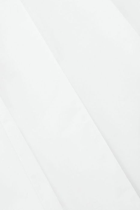 Cos біла спідниця юбка спідниця з бавовняно-попліну плісирована