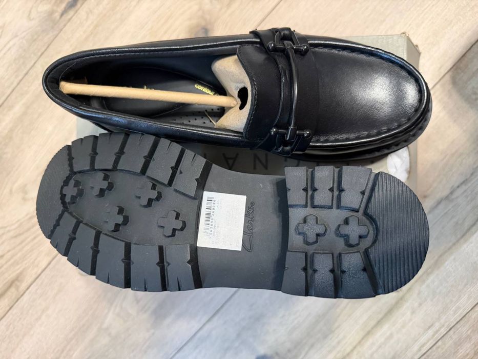 Нові шкіряні лофери Clarks Orianna Bit (37р / 23 см) Оригінал