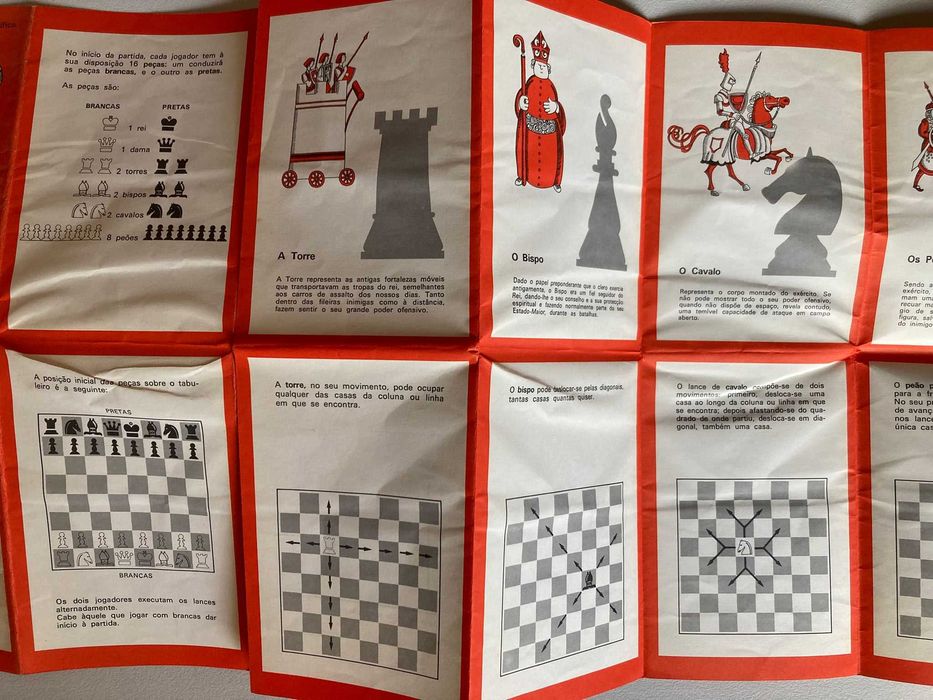 Folheto Antigo Xadrez