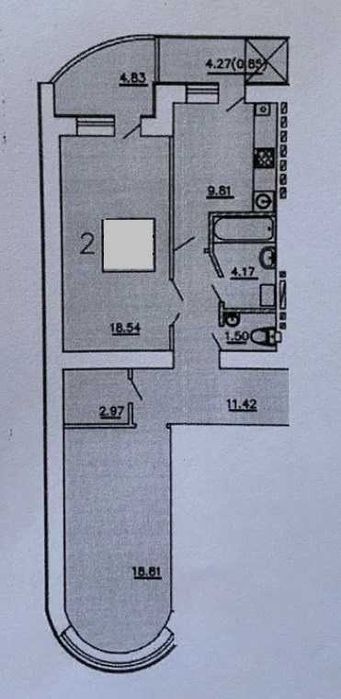 2-rooms apartment apartment by the address st. Novomoskovskaya dor (area 75 m²) - Atlanta.ua - photo 14