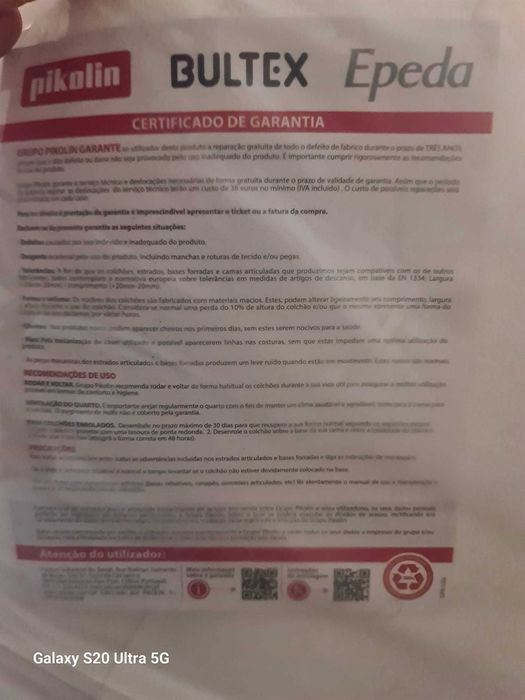 Colchão PIKOLIN novo