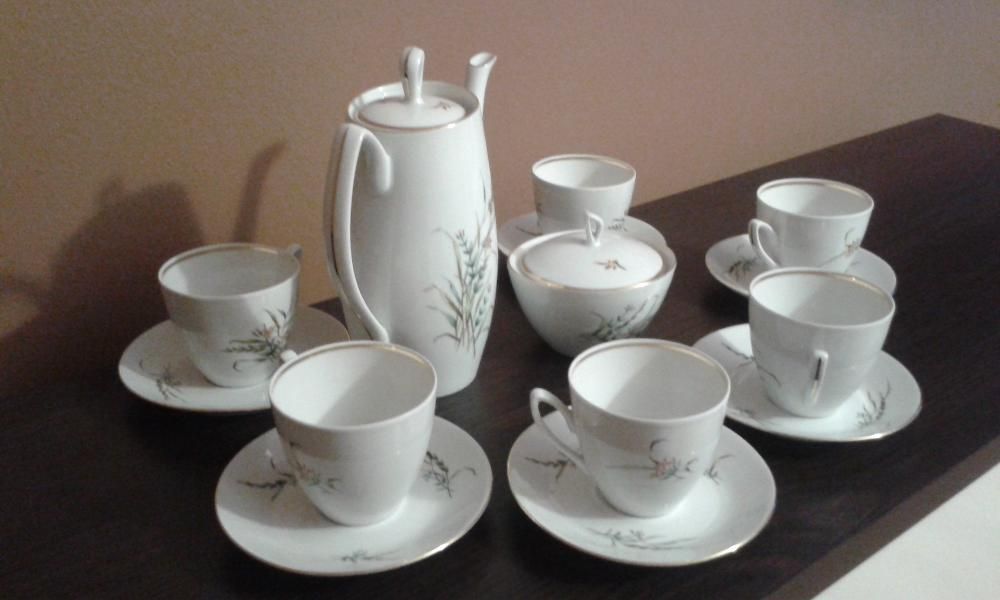 Serwis do kawy porcelana