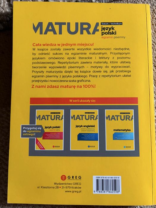 Matura jezyk polski