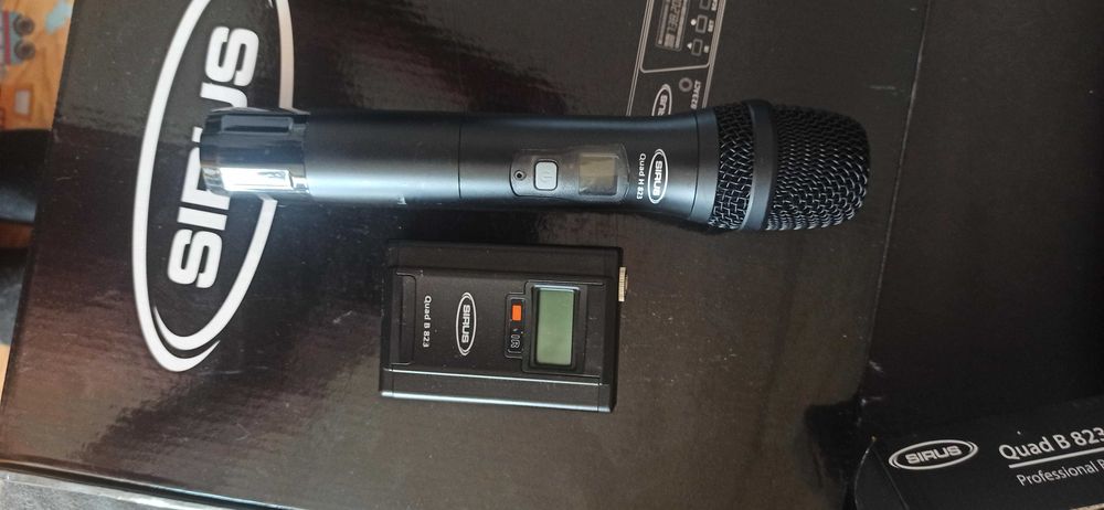 Sirus Quad R 823 MKII + 4 mikrofony bezprzewodowe + bodypack