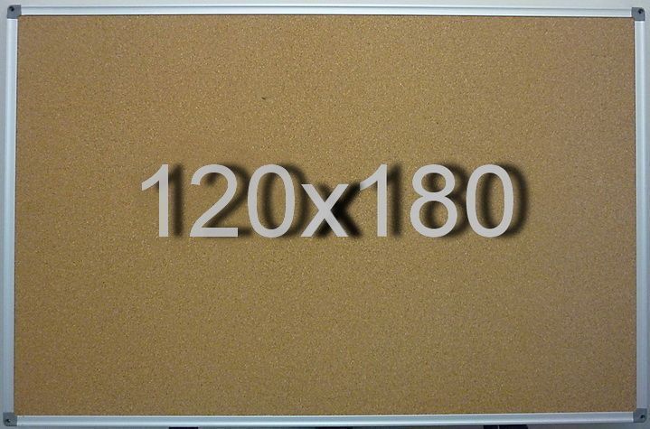 Дошка пробкова 120х180 см в алюмінієвій рамі UkrBoards