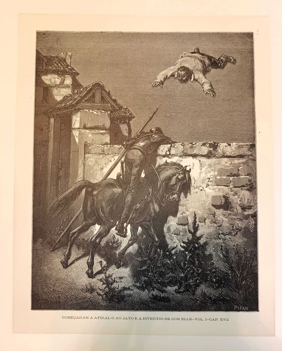 Gravuras Dom Quixote de la Mancha Gustave Doré H. Pisan 1866 5