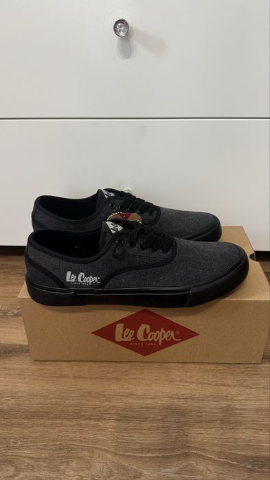 Męskie trampki Lee Cooper czarne/szare roz. 42