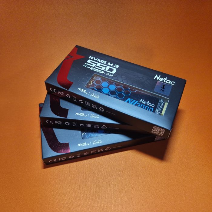 Нові ‼️ССД/SSD Netac 1 тб швидкість 3500/3000 МБ/с M.2 2280 PCIe3.0