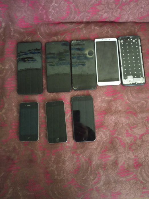 телефоны одним лот 39 шт за ВСЕ+12 защитный стекол на IPhone 12 mini