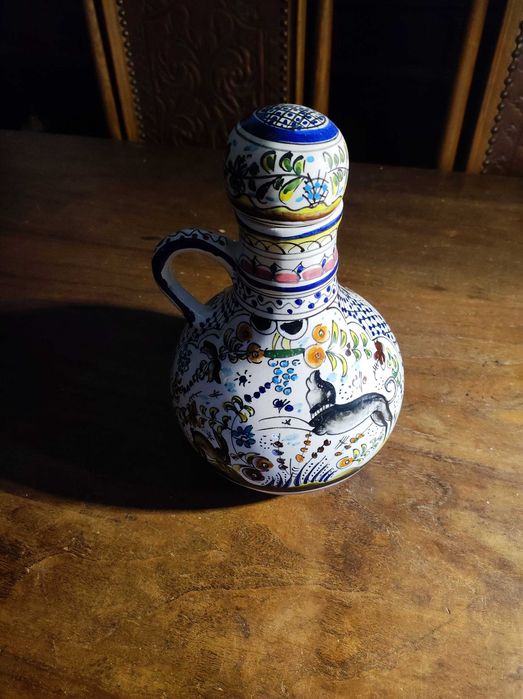 Hand-painted Ceramic Jar