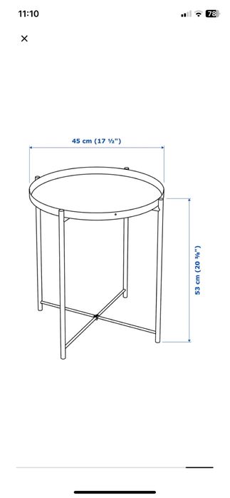 Stolik kawowy Gladom Ikea