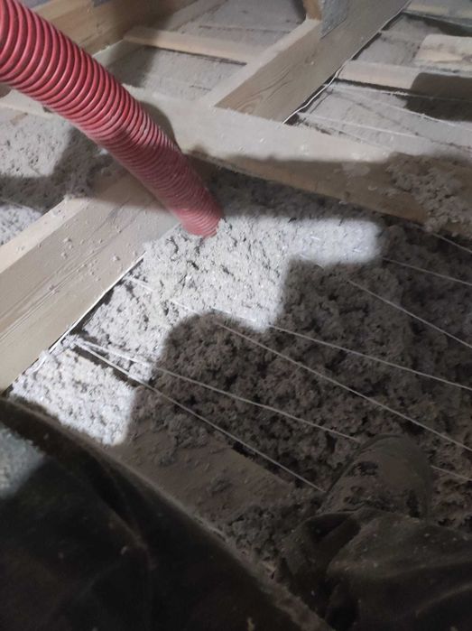 Ocieplenie poddasza – wdmuchiwanie celuloza/wełna, Inowrocław