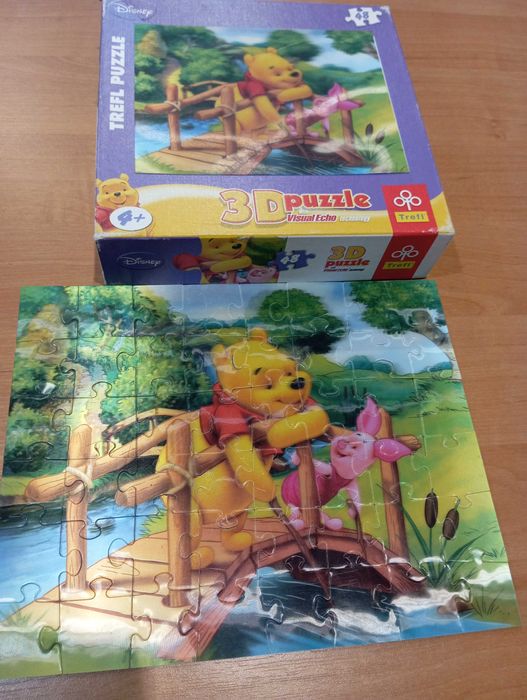 Puzzle Kubuś Puchatek 3D