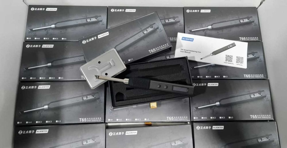 Портативный цифровой паяльник Alientek T65 65 Вт OLED ALN-T65