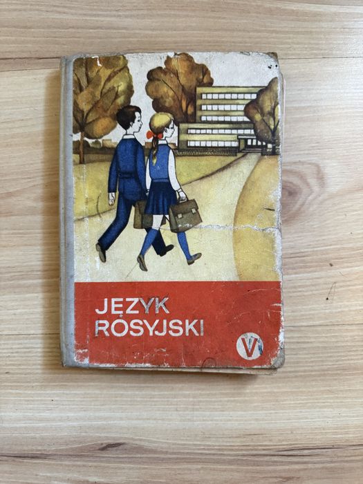Vintage książka do języka rosyjskiego – lata 70., klimat PRL
